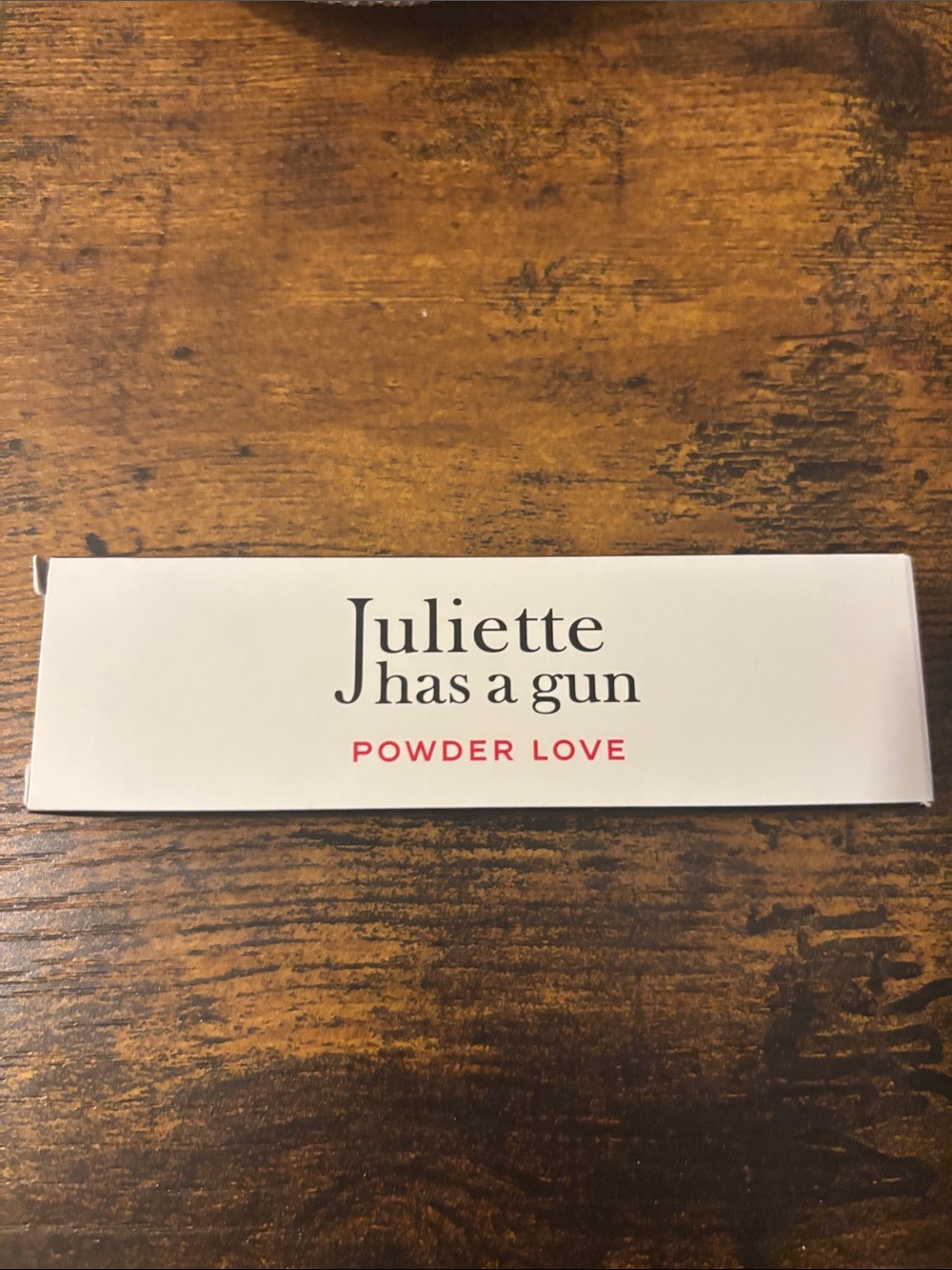 Powder Love Juliette has a gun sample 5ml